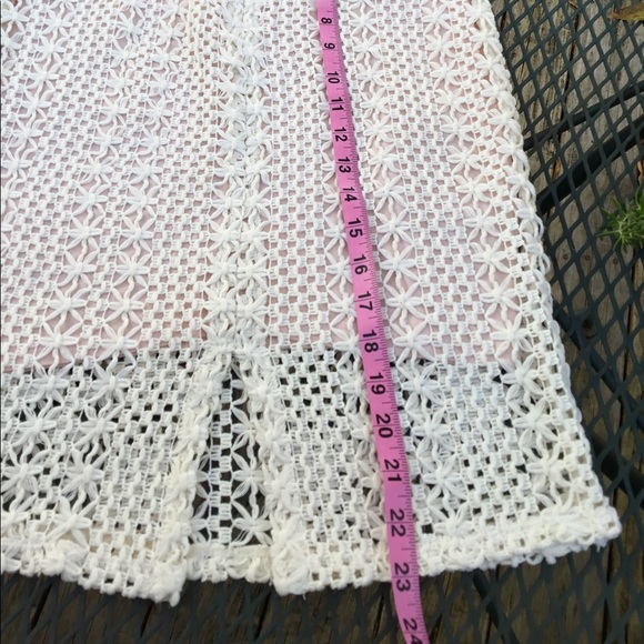 SZ 4 FREE PEOPLE CROCHET LINED PENCIL SKIRT - Picture 10 of 14